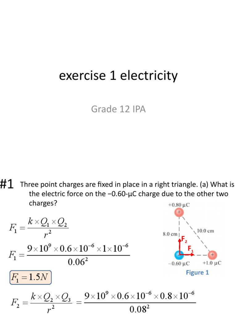 Grade 12 Electricity Exercises | PDF | Electron | Physical Sciences