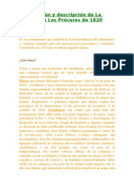 Observación y Descripción de La Columna A Los Próceres de 1820