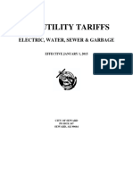 2015 Utility Tariff - Effective January 1 2015 - 201501311407273666