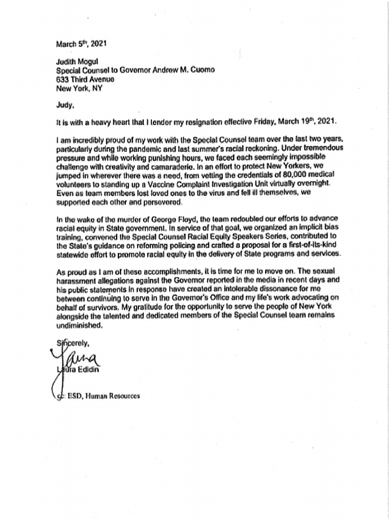 Resignation Letter | PDF