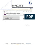 Cotizacion: Varios