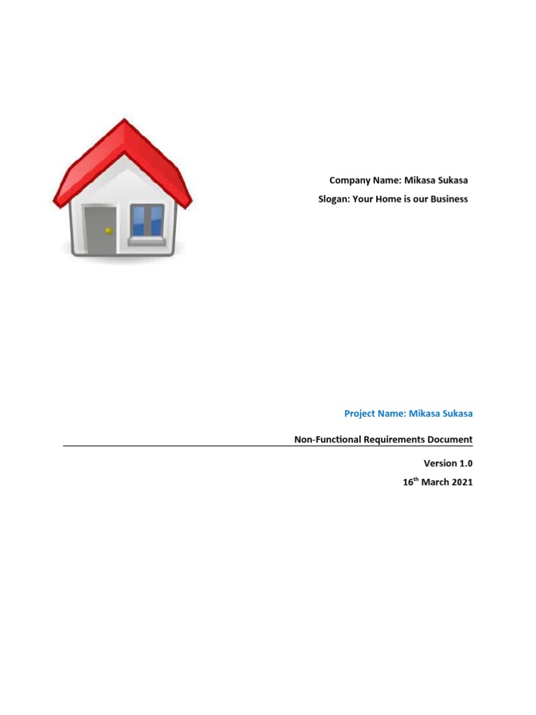 Mikasa Sukasa NFR for Performance Testing | PDF | Scalability | Business