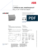 Cover, Vertical, While-In-Use, Weatherproof: Extra Duty 2-Gang, 4.34" Internal Depth