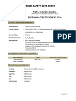 Material Safety Data Sheet: (Formerly Known As Nagarjuna Agrichem Limited)