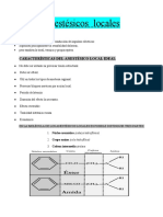 Anestésicos Locales: Características Del Anestésico Local Ideal