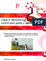 Clase 4. Mecanismos y Equipos de Control para Gases y Vapores