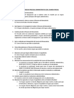 Cuestionario Derecho Procesal Administrativo 2do Parcial
