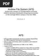 Andrew File System (AFS)