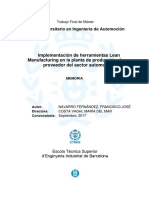 Implementación de Herramientas Lean