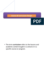 05course - Curriculum Design