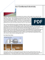 High Temperature Geothermal Electricity