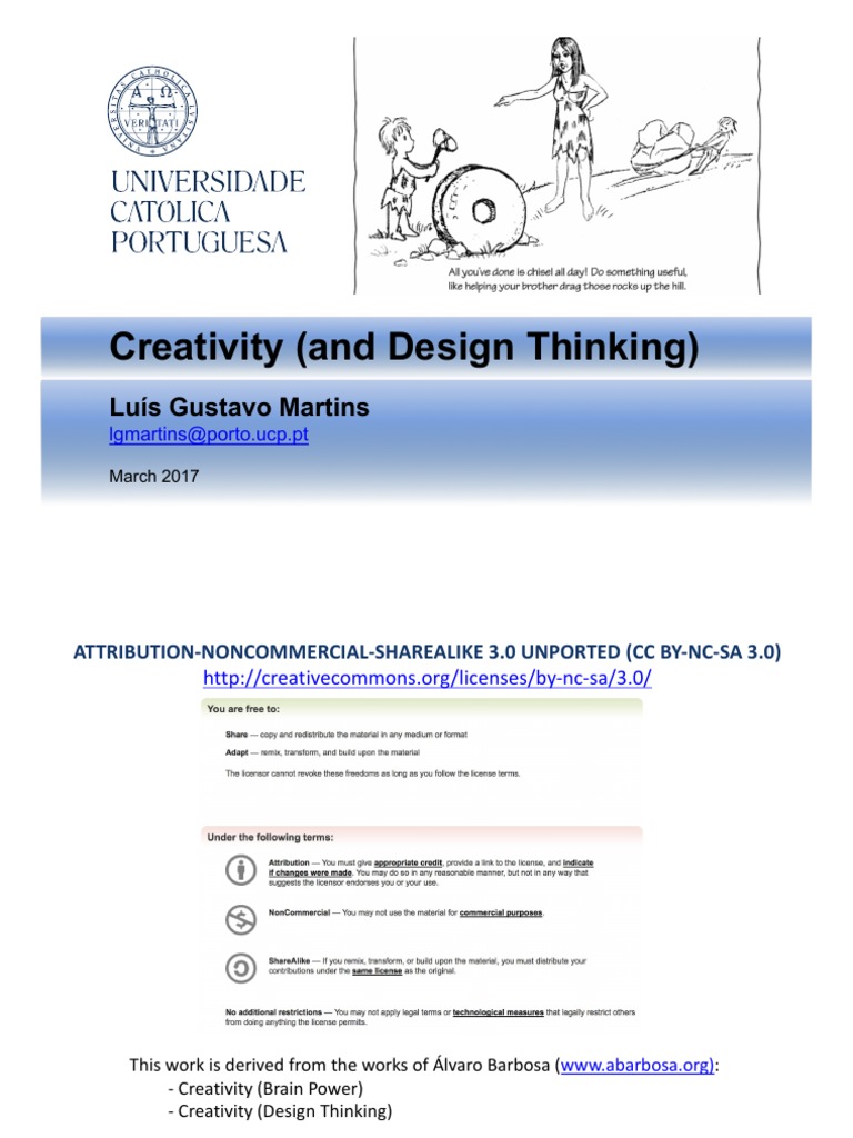 Creativity and Design Thinking Guide | PDF | Design Thinking | Design