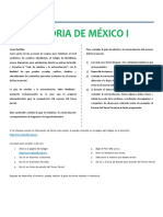 Guía de Estudio Tercer Parcial Historia de México I