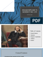 Shakespeare’s Sonnet No
