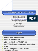 Transitioning To ISO 9001:2008
