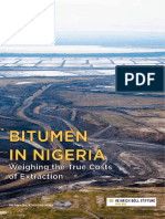 Bitumen in Nigeria: Weighing The True Costs of Extraction