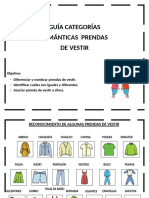 Categoria Semántica Prendas de Vestir