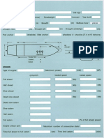 Ship's particulars pilot card