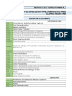 Requisitos Minimos Presentacion de Obras en Ejecucion