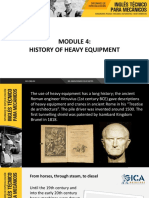 Module 4 Reading - History of Heavy Equipment
