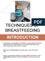 Techniques of Breastfeeding