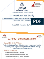 Innovation Case Study: (JUNE 2009 - 2011 (CURRENT) ) Kanoo P&IP - Corrosion SBU Team