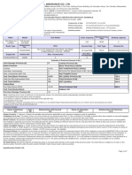 Policy No 26020131216210010471 Proposal No. & Date Policy Issued On Period of Insurance Insured Name Previous Policy No. Insured Add Previous Insurer