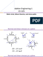 CE325 - 01 Mohr Circle and Failure Theories