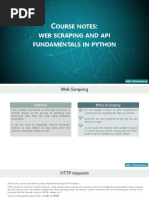 Course Notes - Web Scraping and API Fundamentals in Python