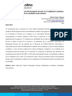 Educación Virtual Incidencia Desempeño Docente Rendimiento Académico Universitarios Perú