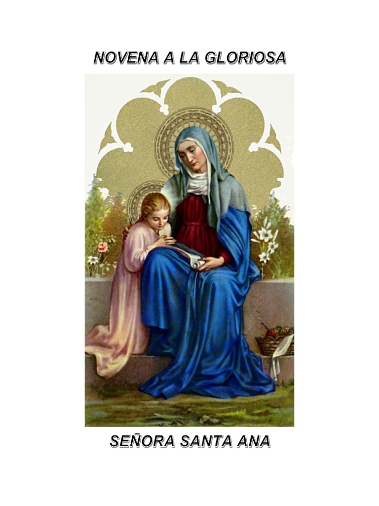 Novena a Santa Ana: Oraciones y Devoción | PDF | María, madre de Jesús ...