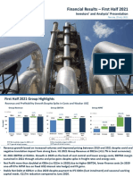 Financial Results - First Half 2021: Investors' and Analysts' Presentation