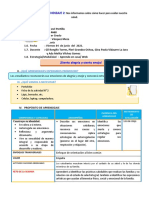 DIA 5 SESION DE APRENDIZAJE Siento Alegría y Siento Enojo