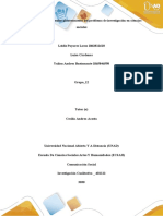 Unidad 1 - Fase 2 - Formular Planteamiento Del Problema de Investigación - Grupo 12