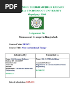 Biomass Assignment