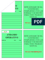 Tarjeta Andamios