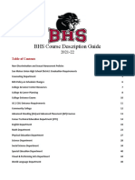 BHS Course Description Guide - 2021-22