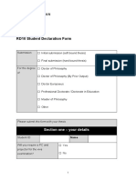 RD10 Student Declaration Form Accessible