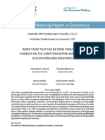 Cambridge Working Papers in Economics