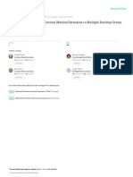 Validation Specimen for Contour Method Extension t