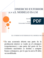 4. El Comercio Exterior en el Módelo IS-LM