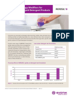 Specialty Rheology Modifiers For Concentrated Liquid Detergent en