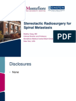 Gark - Stereotactic Radiosurgery For Spinal Lesions