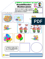 Ficha Cuantificador Muchos - pocos (Matemática)