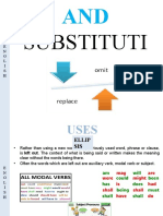 Ellipsis and Substitution-English