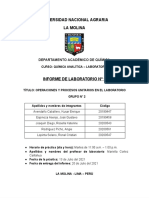 Informe Laboratorio de Química Analítica