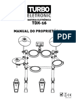 TDX 16 Manual Do Proprietario 1