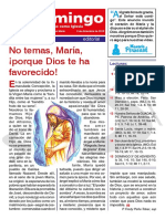 No Temas, María, ¡Porque Dios Te Ha Favorecido!: Editorial