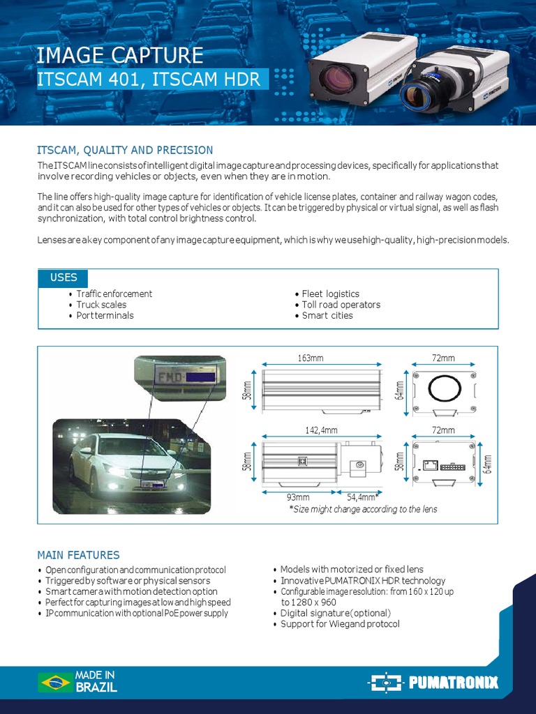 ITSCAM: Advanced Vehicle Imaging Solutions | PDF | Computer Engineering ...