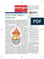Vine A Traer Fuego y Divisiones: Editorial
